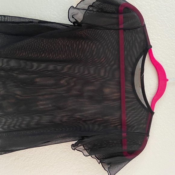 Mesh Crop Shirt - Picture 2 of 3